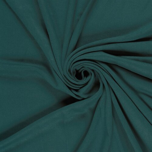 Baumwolljersey Uni - petrolgrün