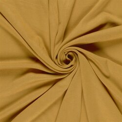 Baumwolljersey Uni - senf