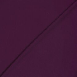 Baumwolljersey Uni - dunkeltraube
