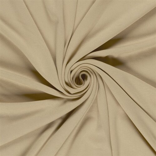 Baumwolljersey Uni - hellbeige