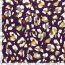 Viskose Nylon Crêpe getupftes Leo - schwarz