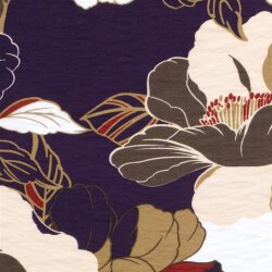 Viskose Nylon Crêpe Blumen