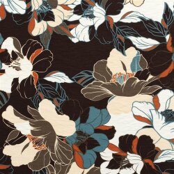 Viskose Nylon Crêpe Blumen