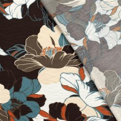 Viskose Nylon Crêpe Blumen