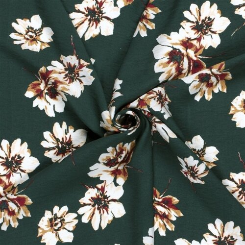 Viskose Nylon Crêpe Blumen