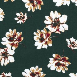 Viskose Nylon Crêpe Blumen