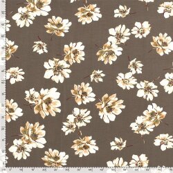 Viskose Nylon Crêpe Blumen