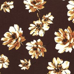 Viskose Nylon Crêpe Blumen