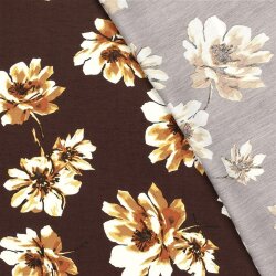 Viskose Nylon Crêpe Blumen
