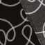 Satin Jacquard- schwarz