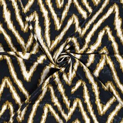 Satin Jacquard - dunkelblau