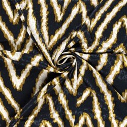 Satin Jacquard - dunkelblau