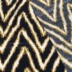 Satin Jacquard - dunkelblau