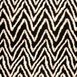 Satin Jacquard - schwarz