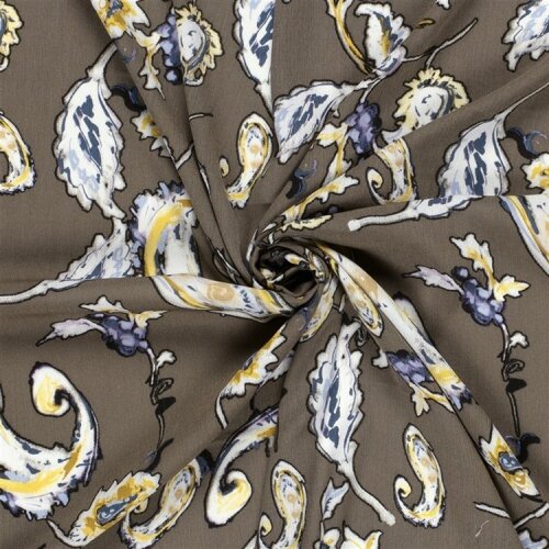 Viskose Crêpe Paisley