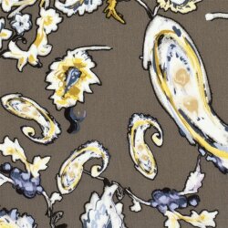 Viskose Crêpe Paisley