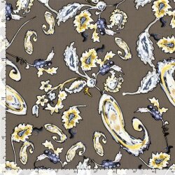 Viskose Crêpe Paisley