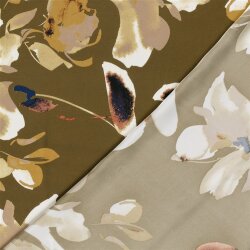 Satin Duchesse Blumen