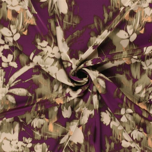 Satin Duchesse Blumen