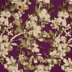 Satin Duchesse Blumen