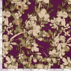 Satin Duchesse Blumen