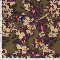 Satin Duchesse Blumen