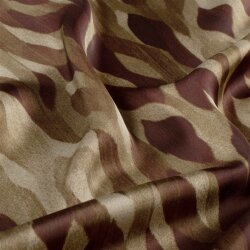 Satin Duchesse Zopfmuster - beigegrau