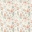 Baumwollpopeline zarte Blumenwiese- creme