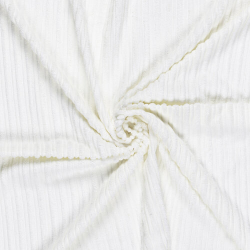 Breitcord Aufgeraut Zweireihig *Marie* - creme