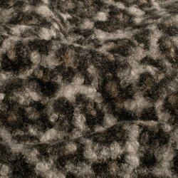 Bouclé Mantelstoff Leo - taupe