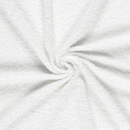 Bouclé Mantelstoff *Marie * Uni - wollweiss