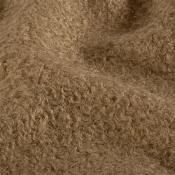 Bouclé Mantelstoff *Marie * Uni - kamel