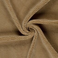 Bouclé Mantelstoff Kuschel *Marie * Uni - kamel