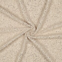Teddystoff  SEQUINS - creme