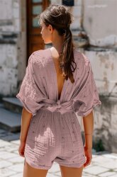 Musselin Foliert Sonne - altpink