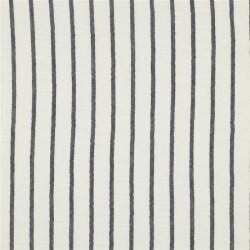 Musselin breite Streifen - dunkelblau