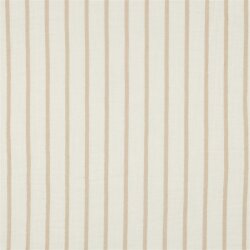 Musselin breite Streifen - beige