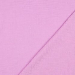 Musselin 2:Seitig Bordüre - hellpink