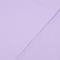 Musselin 2-SIDE SCALLOP - LILAC