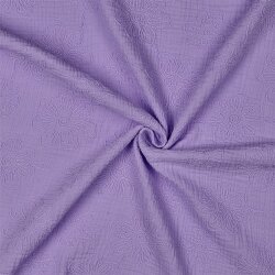 Musselin Bestickt Blumen - LILAC