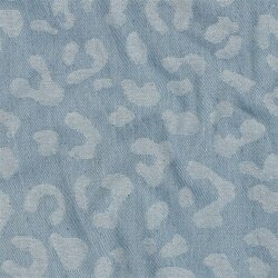 DENIM JACQUARD Tiere SKIN - LIGHT BLUE