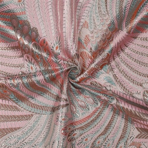 JACQUARD FEATHERS - LIGHT PINK