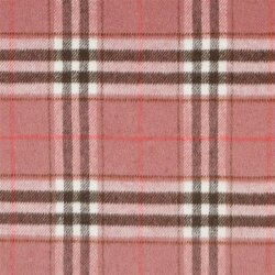 Schottenkaro angeraut - perlrosa