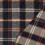 Schottenkaro angeraut - dunkelblau
