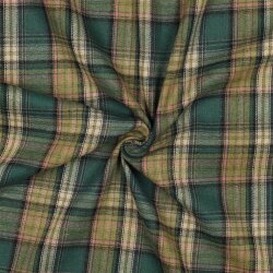 Schottenkaro angeraut - grün