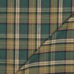 Schottenkaro angeraut - grün