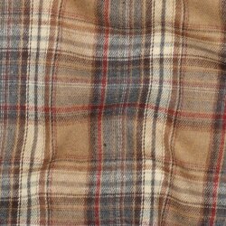 Schottenkaro angeraut - beige