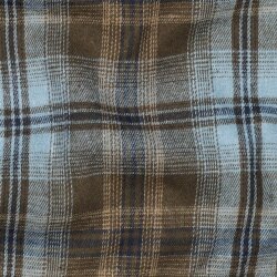 Schottenkaro angeraut - blau