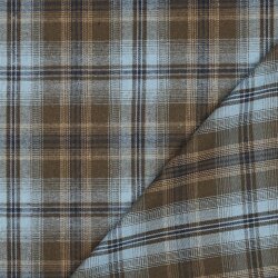 Schottenkaro angeraut - blau