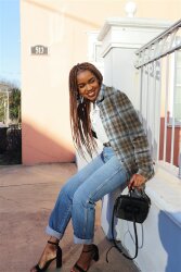 Schottenkaro angeraut - blau